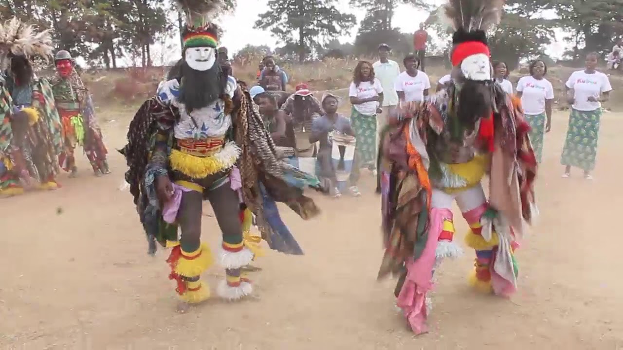 nyau traditional dancers